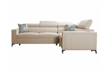 Galbally 3-sits Hörnbäddsoffa NO_BRAND beige - Möbler - Soffa - Bäddsoffa - Hörnbäddsoffa