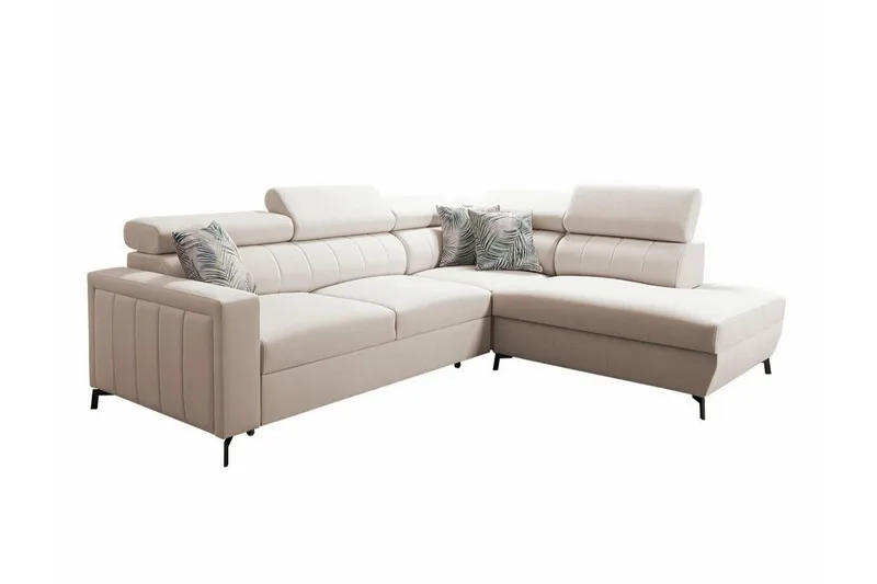 Galbally 3-sits Hörnbäddsoffa NO_BRAND beige