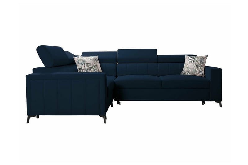 Galbally 3-sits Hörnbäddsoffa NO_BRAND Dark blue - Möbler - Soffa - Bäddsoffa - Hörnbäddsoffa