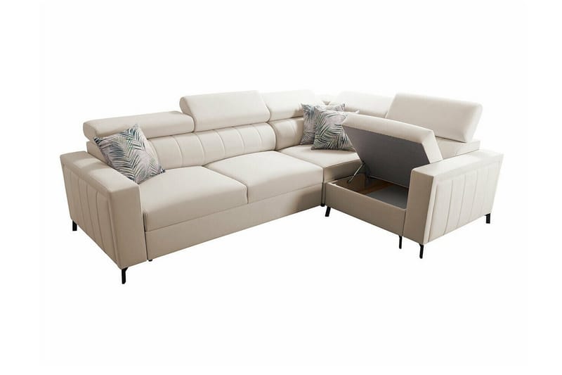 Galbally 3-sits Hörnbäddsoffa NO_BRAND Dark blue - Möbler - Soffa - Bäddsoffa - Hörnbäddsoffa