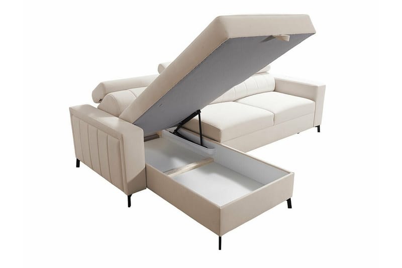 Galbally 3-sits Hörnbäddsoffa NO_BRAND Dark blue - Möbler - Soffa - Bäddsoffa - Bäddsoffa divan