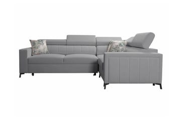 Galbally 3-sits Hörnbäddsoffa NO_BRAND Light grey - Möbler - Soffa - Bäddsoffa - Hörnbäddsoffa