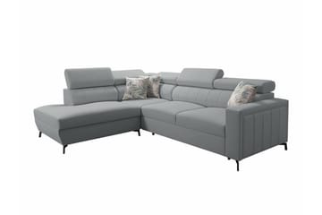 Galbally 3-sits Hörnbäddsoffa NO_BRAND Light grey - Möbler - Soffa - Bäddsoffa - Hörnbäddsoffa