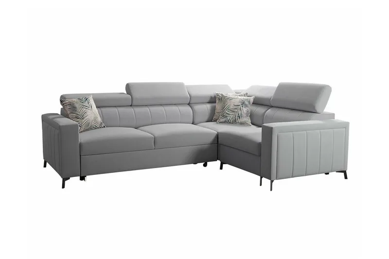 Galbally 3-sits Hörnbäddsoffa NO_BRAND Light grey