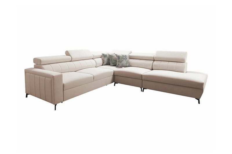 Galbally 4-sits Hörnbäddsoffa NO_BRAND beige