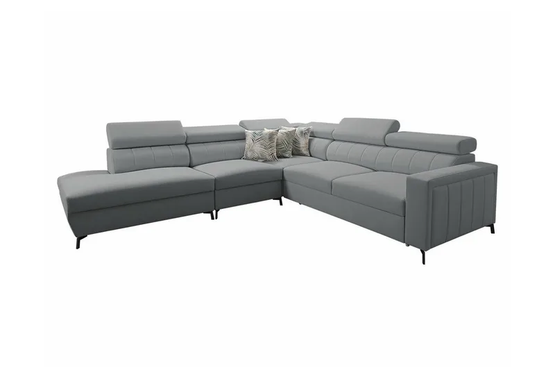 Galbally 4-sits Hörnbäddsoffa NO_BRAND Grey