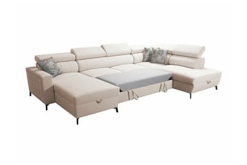 Galbally 5-sits Hörnbäddsoffa Dark blue - Möbler - Soffa - Bäddsoffa - Hörnbäddsoffa