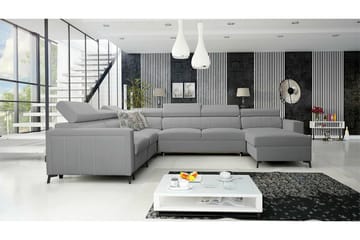 Galbally 5-sits Hörnbäddsoffa Ljusgrå - Möbler - Soffa - Bäddsoffa - Hörnbäddsoffa