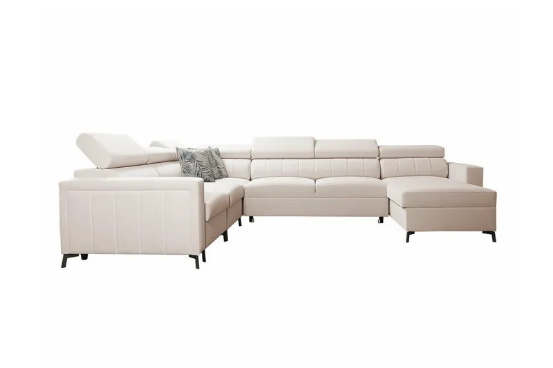Galbally 5-sits Hörnbäddsoffa NO_BRAND beige
