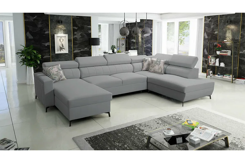 Galbally 5-sits Hörnbäddsoffa - Möbler - Soffa - Bäddsoffa - Bäddsoffa divan