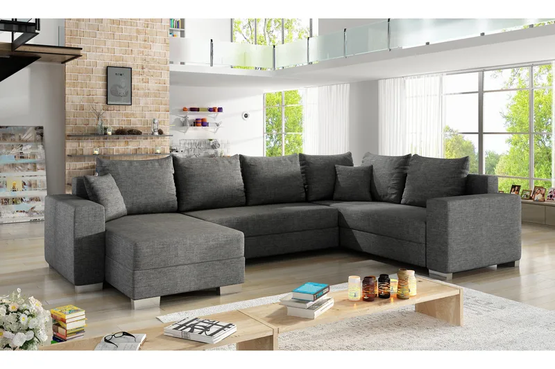 Gallicanta Hörnbäddsoffa, Grå