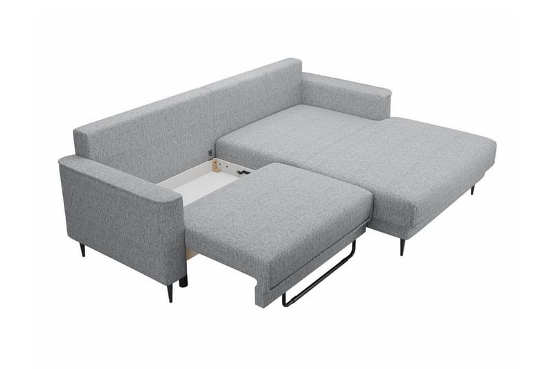 Graystone 2-sits Hörnbäddsoffa - Ljusgrå - Möbler - Soffa - Bäddsoffa - Hörnbäddsoffa