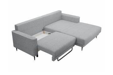 Graystone 2-sits Hörnbäddsoffa - Mörkgrå - Möbler - Soffa - Bäddsoffa - Hörnbäddsoffa