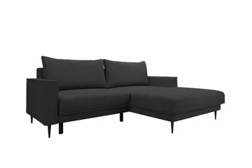 Graystone 2-sits Hörnbäddsoffa - Mörkgrå - Möbler - Soffa - Bäddsoffa - Bäddsoffa divan