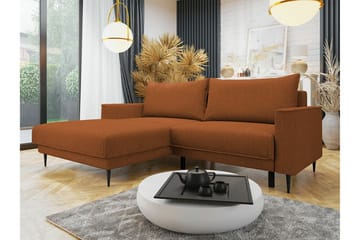 Graystone 2-sits Hörnbäddsoffa - Orange - Möbler - Soffa - Bäddsoffa - Hörnbäddsoffa