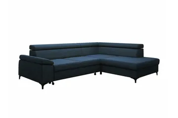 Graystone 3-sits Hörnbäddsoffa - Blå - Möbler - Soffa - Bäddsoffa - Hörnbäddsoffa