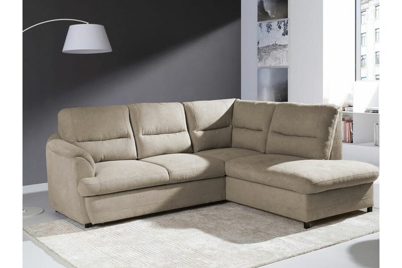 Graystone 3-sits Hörnbäddsoffa - Cream - Möbler - Soffa - Bäddsoffa - Hörnbäddsoffa