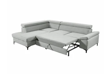 Graystone 3-sits Hörnbäddsoffa - Cream - Möbler - Soffa - Bäddsoffa - Hörnbäddsoffa