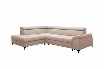Graystone 3-sits Hörnbäddsoffa - Cream - Möbler - Soffa - Bäddsoffa - Hörnbäddsoffa
