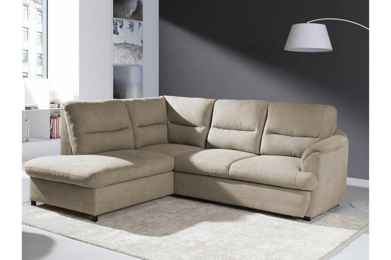 Graystone 3-sits Hörnbäddsoffa - Cream - Möbler - Soffa - Bäddsoffa - Hörnbäddsoffa