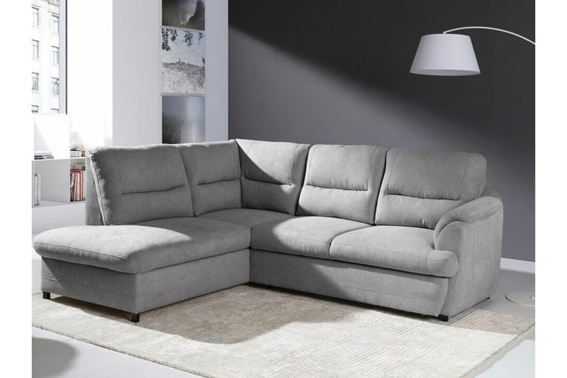 Graystone 3-sits Hörnbäddsoffa - Ljusgrå - Möbler - Soffa - Bäddsoffa - Hörnbäddsoffa