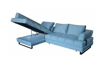 Graystone 3-sits Hörnbäddsoffa - Ljusgrå - Möbler - Soffa - Bäddsoffa - Hörnbäddsoffa