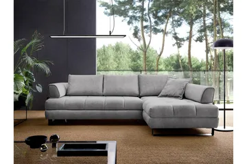 Graystone 3-sits Hörnbäddsoffa - Ljusgrå - Möbler - Soffa - Bäddsoffa - Hörnbäddsoffa