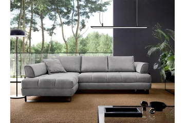 Graystone 3-sits Hörnbäddsoffa - Ljusgrå - Möbler - Soffa - Bäddsoffa - Hörnbäddsoffa