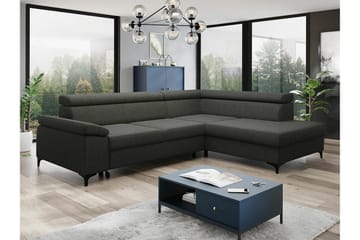 Graystone 3-sits Hörnbäddsoffa - Mörkgrå - Möbler - Soffa - Bäddsoffa - Hörnbäddsoffa