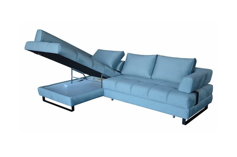 Graystone 3-sits Hörnbäddsoffa - Mörkgrå - Möbler - Soffa - Bäddsoffa - Hörnbäddsoffa