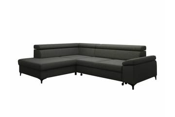 Graystone 3-sits Hörnbäddsoffa - Mörkgrå - Möbler - Soffa - Bäddsoffa - Hörnbäddsoffa