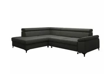 Graystone 3-sits Hörnbäddsoffa - Mörkgrå - Möbler - Soffa - Bäddsoffa - Hörnbäddsoffa