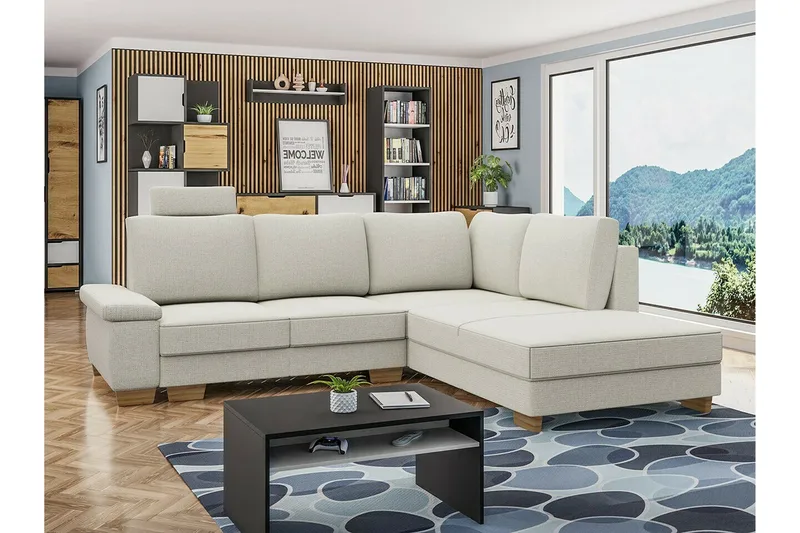 Graystone 3-sits Hörnbäddsoffa - Möbler - Soffa - Bäddsoffa - Hörnbäddsoffa