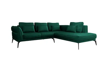 Graystone 4-sits Hörnbäddsoffa Dark green - Möbler - Soffa - Bäddsoffa - Hörnbäddsoffa