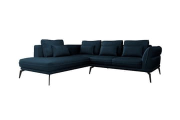 Graystone 4-sits Hörnbäddsoffa NO_BRAND Dark blue - Möbler - Soffa - Divansoffa & schäslongsoffa - 4 sits soffa med divan