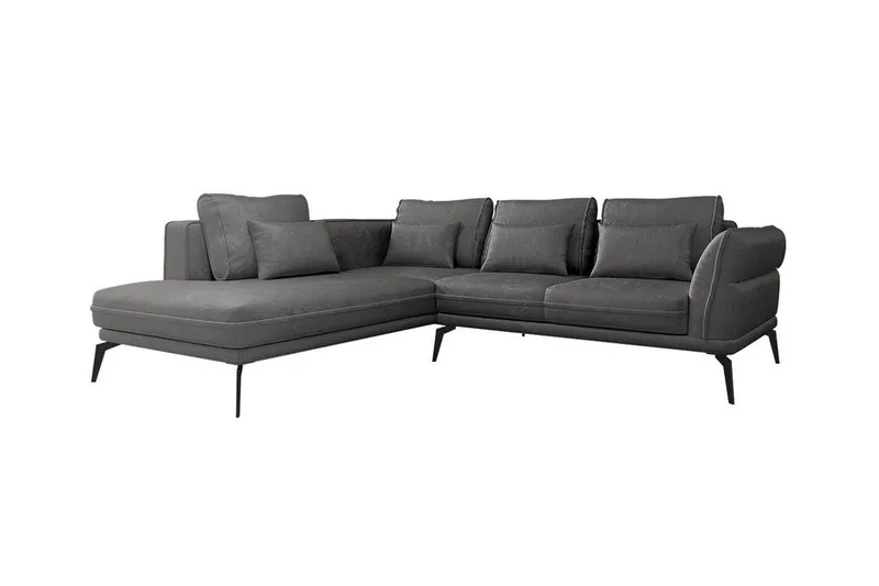 Graystone 4-sits Hörnbäddsoffa NO_BRAND Dark grey
