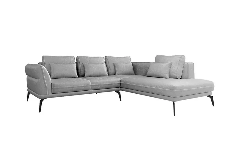 Graystone 4-sits Hörnbäddsoffa NO_BRAND Light grey/Dark grey