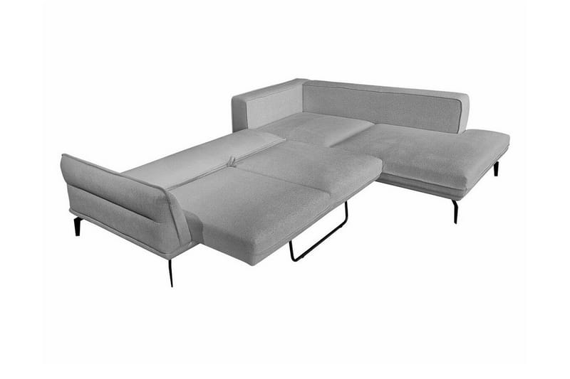 Graystone 4-sits Hörnbäddsoffa NO_BRAND Ljusgrå - Möbler - Soffa - Divansoffa & schäslongsoffa - 4 sits soffa med divan
