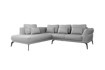 Graystone 4-sits Hörnbäddsoffa NO_BRAND Ljusgrå - Möbler - Soffa - Divansoffa & schäslongsoffa - 4 sits soffa med divan