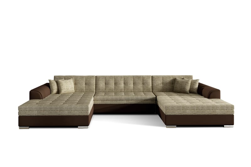 Hörnbäddsoffa Biscottino Universal - Beige/Brun - Möbler - Soffa - Bäddsoffa - Hörnbäddsoffa