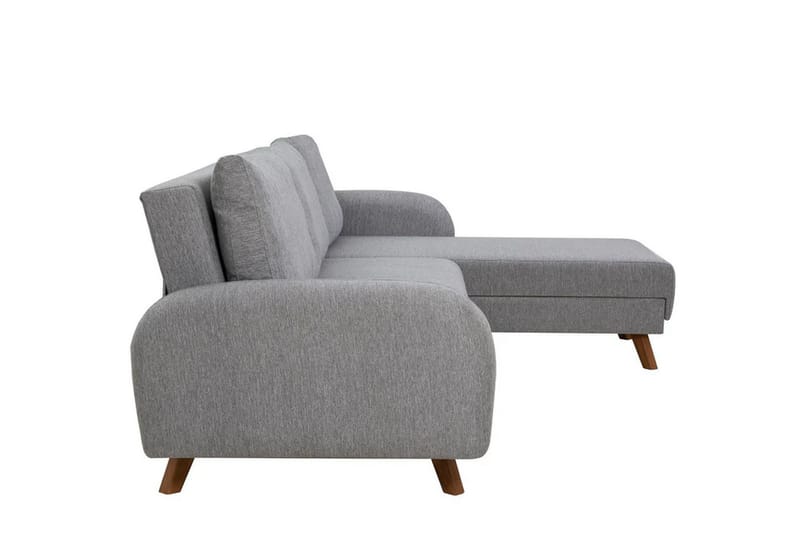 Hörnbäddsoffa Malkiat - Grå - Möbler - Soffa - Bäddsoffa - Bäddsoffa divan