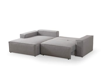 Hörnbäddsoffa Munehiro - Ljusgrå - Möbler - Soffa - Bäddsoffa - Hörnbäddsoffa