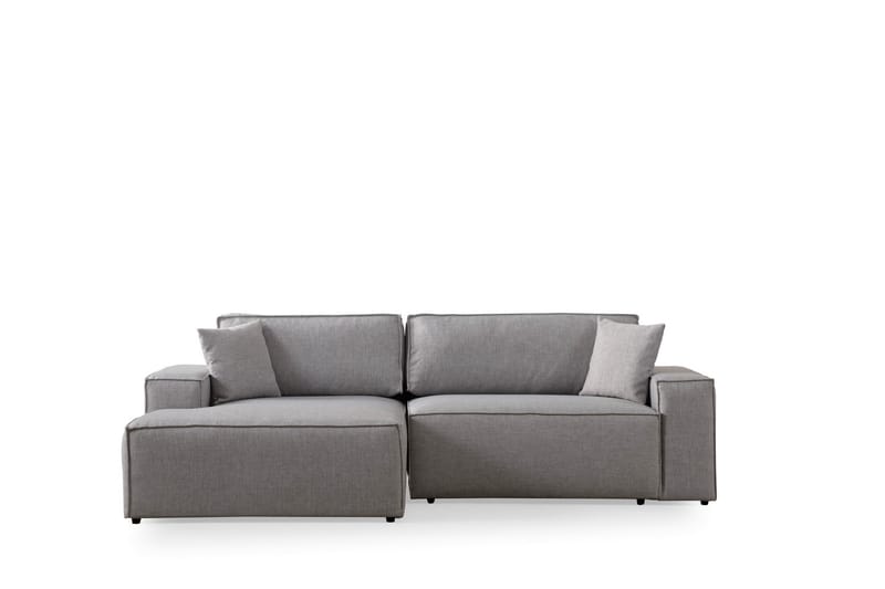 Hörnbäddsoffa Munehiro - Ljusgrå - Möbler - Soffa - Bäddsoffa - Hörnbäddsoffa