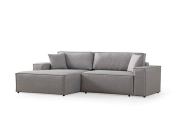 Hörnbäddsoffa Munehiro - Ljusgrå - Möbler - Soffa - Bäddsoffa - Hörnbäddsoffa