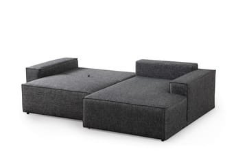Hörnbäddsoffa Munehiro - Mörkgrå - Möbler - Soffa - Bäddsoffa - Hörnbäddsoffa