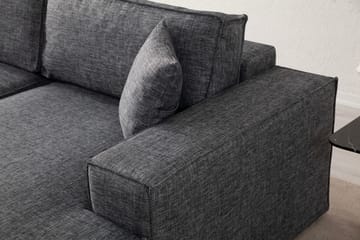 Hörnbäddsoffa Munehiro - Mörkgrå - Möbler - Soffa - Bäddsoffa - Hörnbäddsoffa