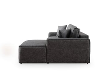 Hörnbäddsoffa Munehiro - Mörkgrå - Möbler - Soffa - Bäddsoffa - Hörnbäddsoffa