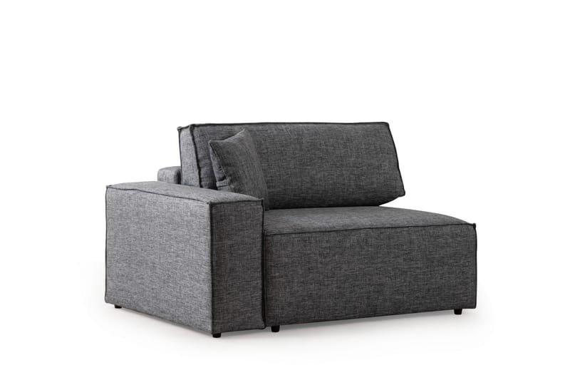 Hörnbäddsoffa Munehiro - Mörkgrå - Möbler - Soffa - Bäddsoffa - Hörnbäddsoffa