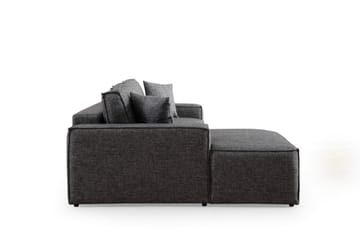 Hörnbäddsoffa Munehiro - Mörkgrå - Möbler - Soffa - Bäddsoffa - Hörnbäddsoffa