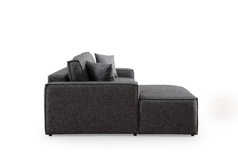 Hörnbäddsoffa Munehiro - Mörkgrå - Möbler - Soffa - Bäddsoffa - Hörnbäddsoffa